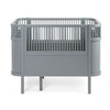 Sebra Baby- og juniorseng Classic Grey