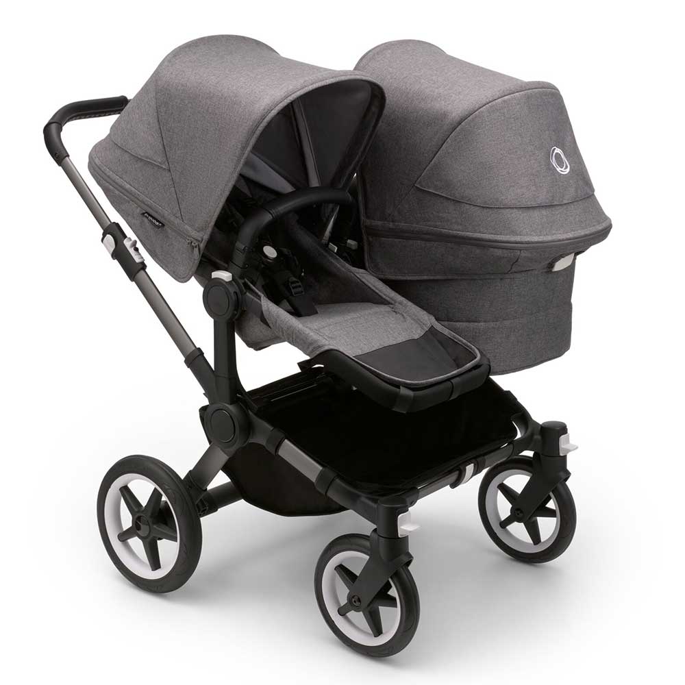 Bugaboo Donkey 5 Duo barnevogn Grey Melange