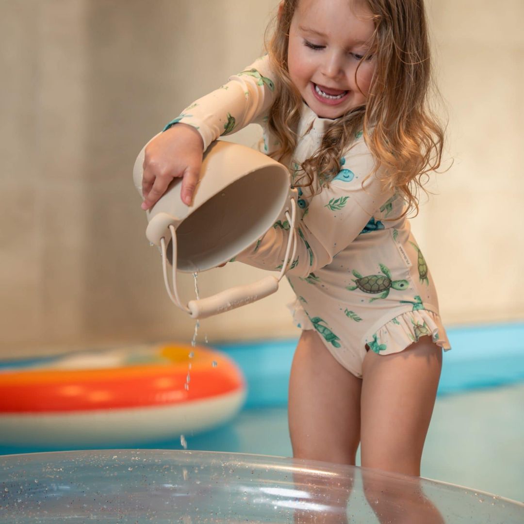 Filibabba Vilje UV-badedrakt 1-2 år Første svømmetur