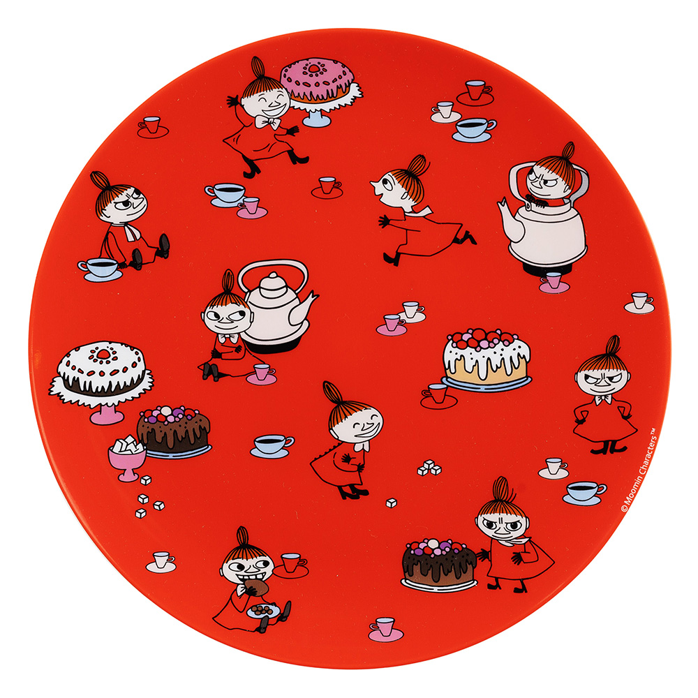 Rätt Start Mumin Lille My, Flat plate, rød