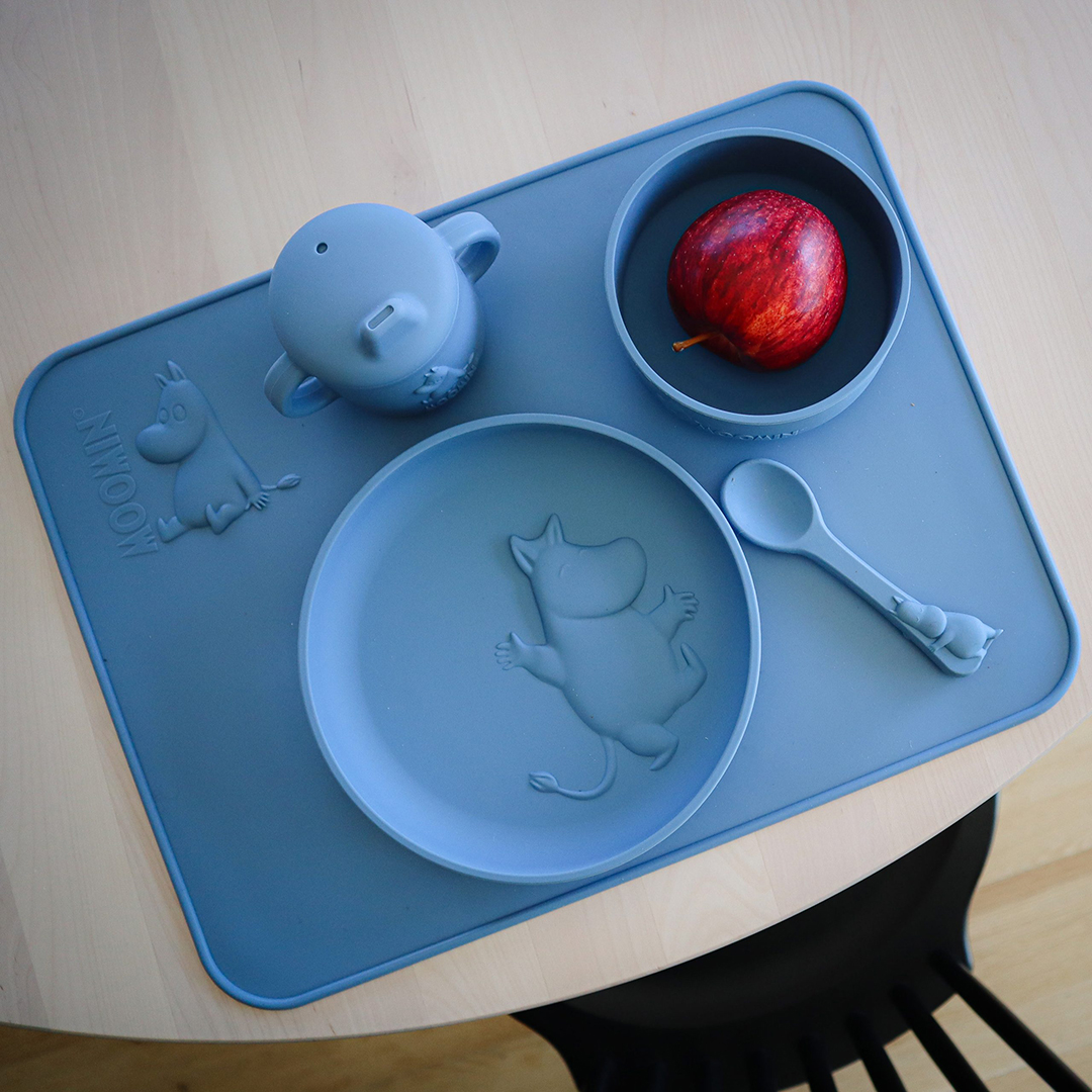 Rätt Start Mummiskål med sugekopp Easy Grey