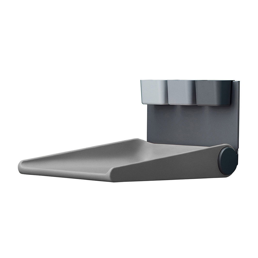 Leander Wally veggmontert stellebord Dusty grey