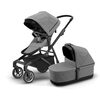 Thule Sleek barnevogn Gråmelert/Svart