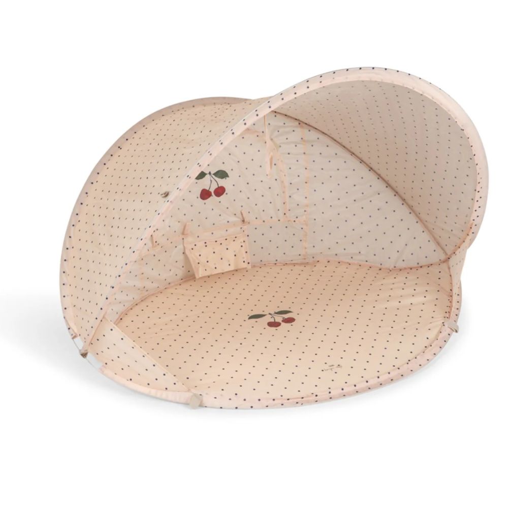 Konges Sløjd Mini Beach Tent Pop Up Uv 50+ Navy Dots-One Size