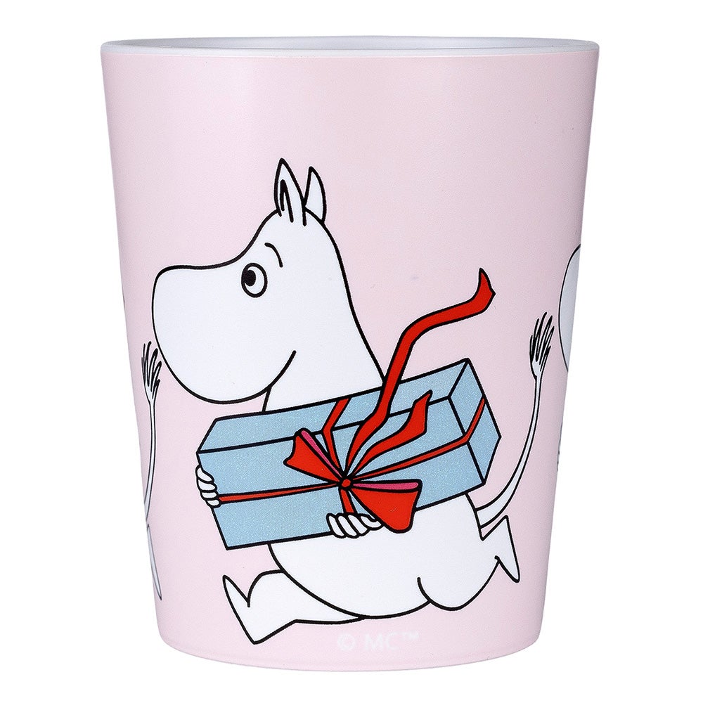 Rätt Start Mumin Picnic, Tumbler krus, rosa