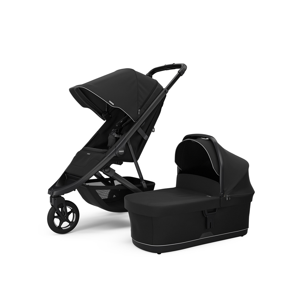Thule Spring 2 Barnevogn Black on Black