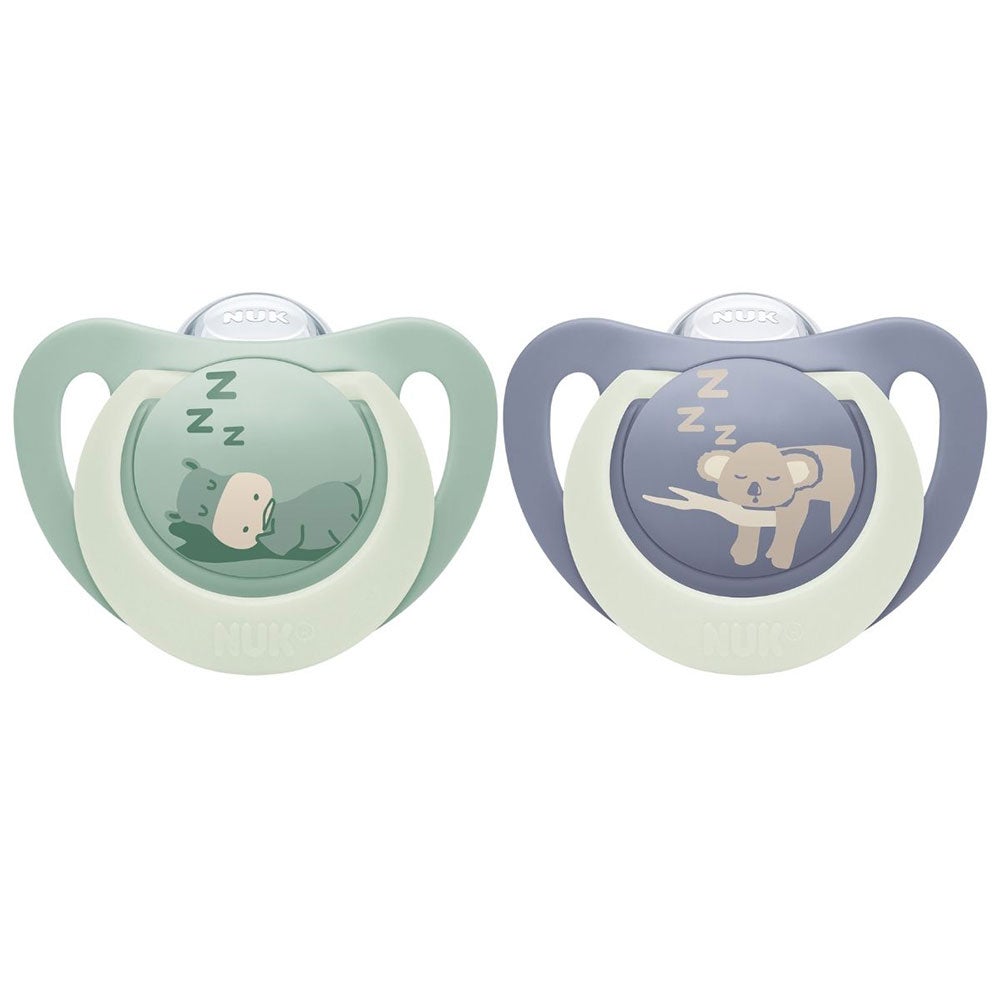 NUK Smokk First Choice Night Hippo/Koala 18 mnd.+