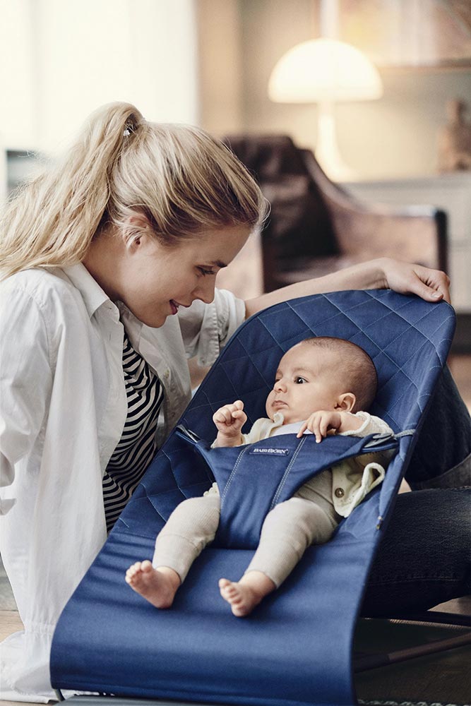 Babybjörn Babysitter Bliss Woven Cotton Midnight Blue