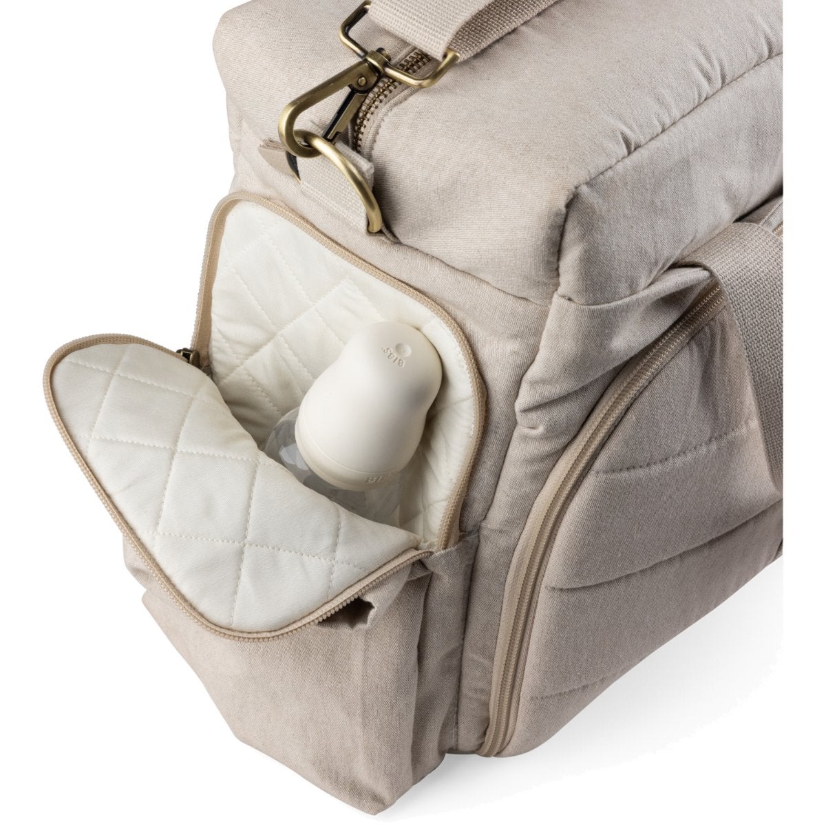 Sebra On-the-go stellebag morning beige melange