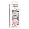 BIBS smokk 2-pk 0-6m Haze/Blossom