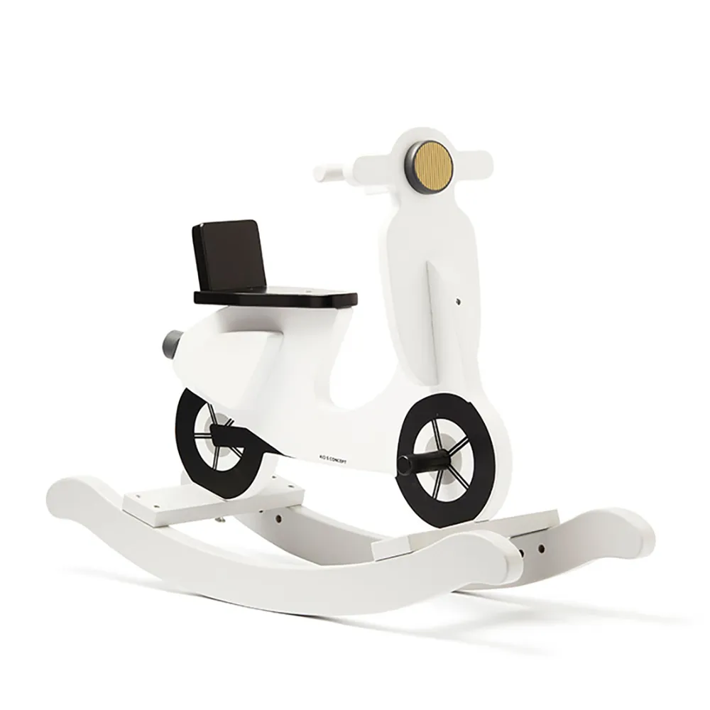 Kids Concept Gyngesparkesykkel hvit