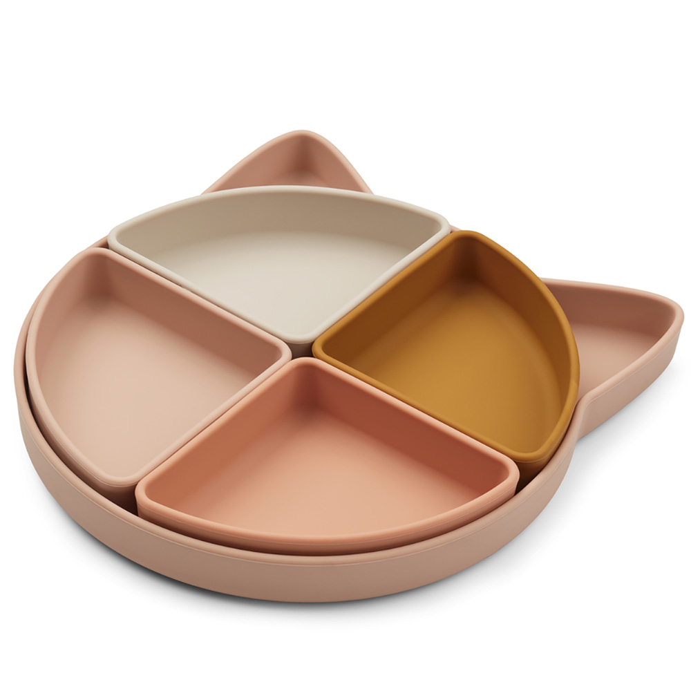 Liewood Arne skilleplate Cat rose multi mix 0281