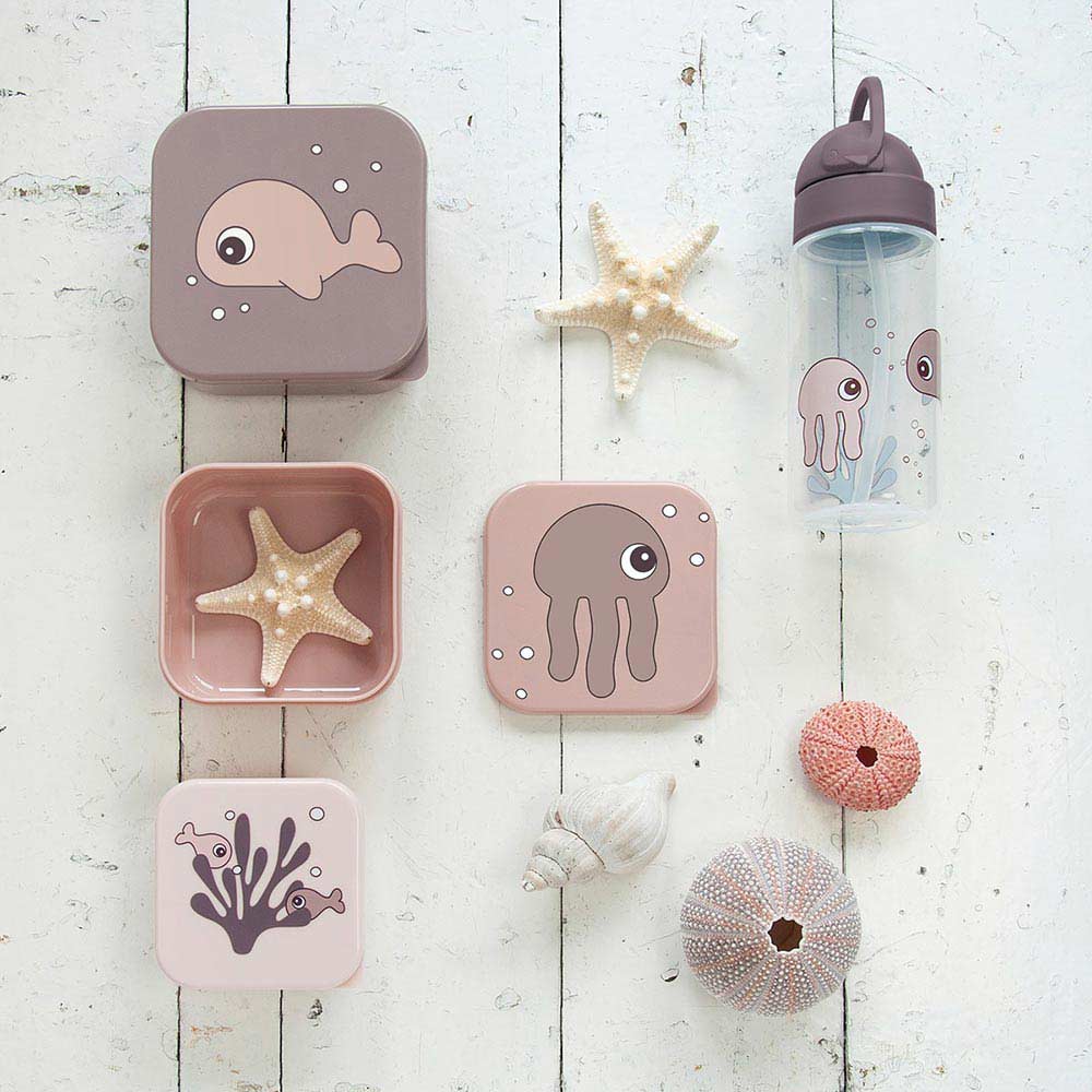 Done by Deer Snack-eske 3-pakning Sea friends Powder