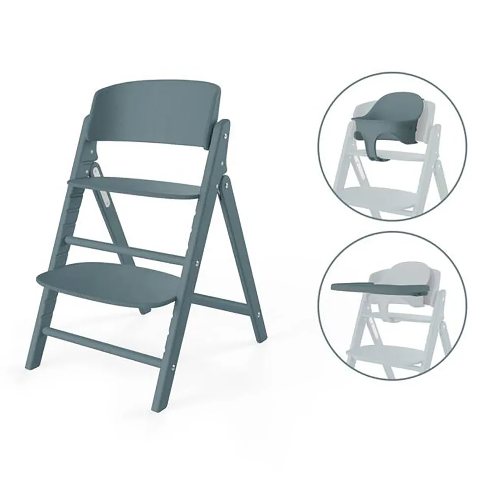 Cybex Click & Fold Spisestol 3-in-1 Stone Blue