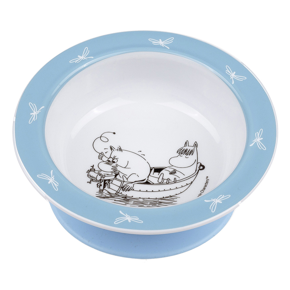 Rätt Start Moomin vann og bad, sugekoppplate, blå