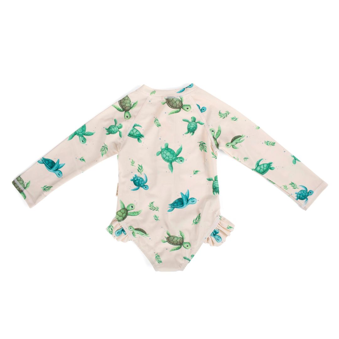 Filibabba Vilje UV-badedrakt 1-2 år Første svømmetur