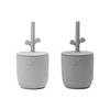 Done by Deer Peekaboo halmkrus 2-pack Wally Grey