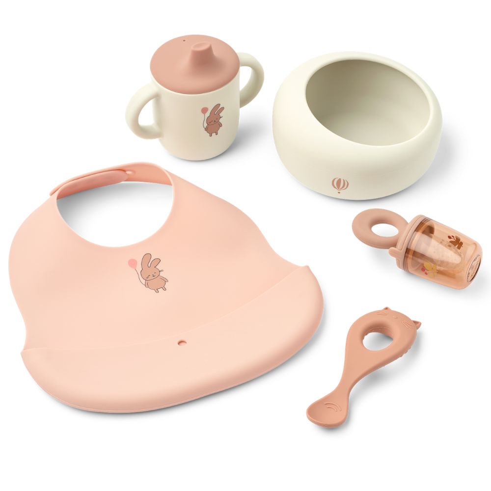 Liewood Mileah spisesett til baby – Wild Child