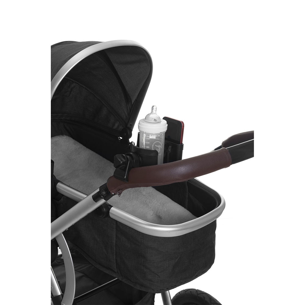 Fresh Kid-krus og mobilholder 2-i-1 svart