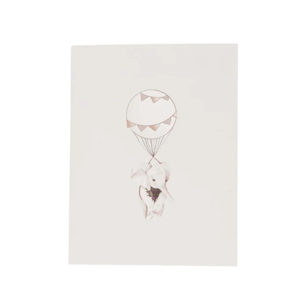 Livly Flying Elephant Gratulasjonskort