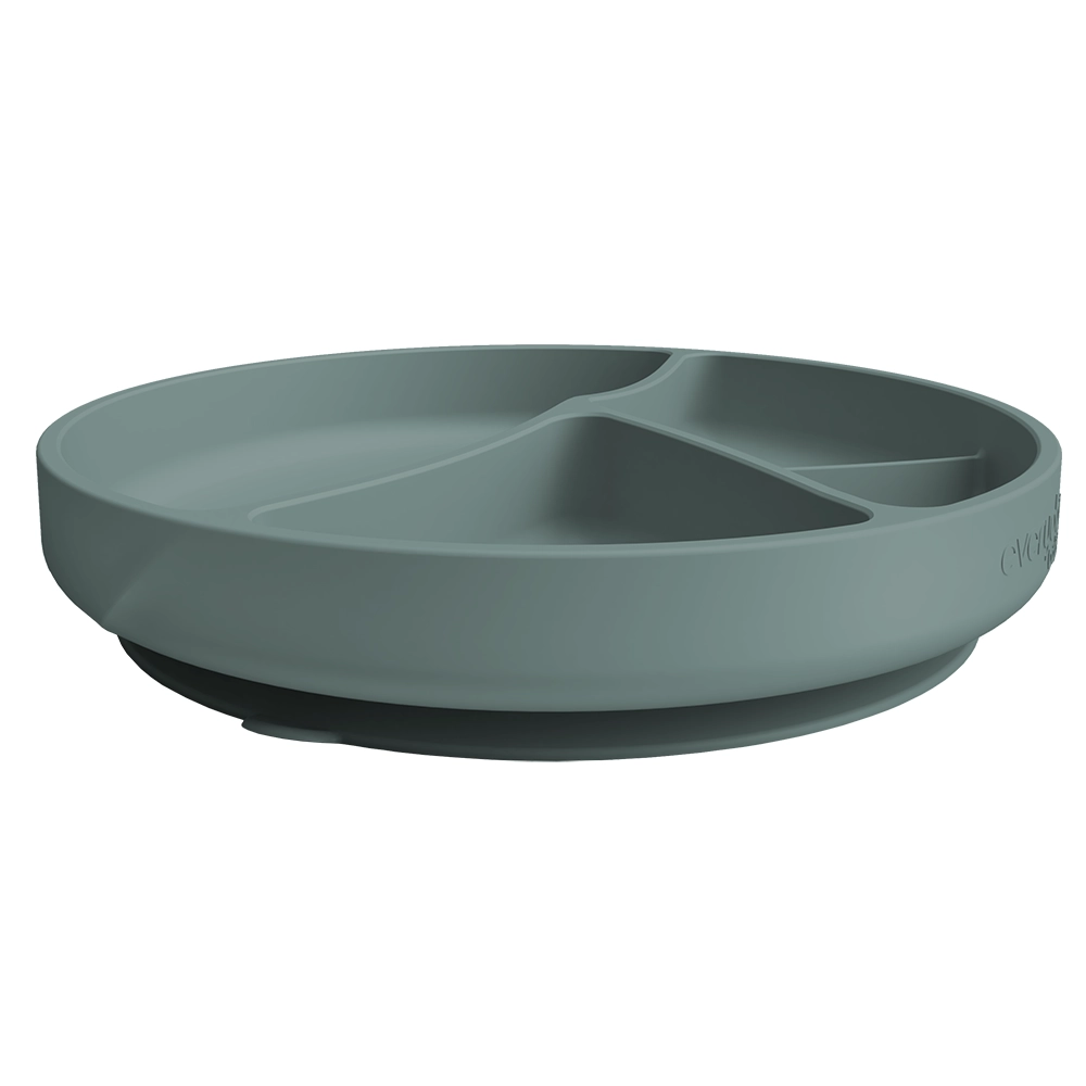 Everyday Baby Silikonplate med sugekopp Harmony Green