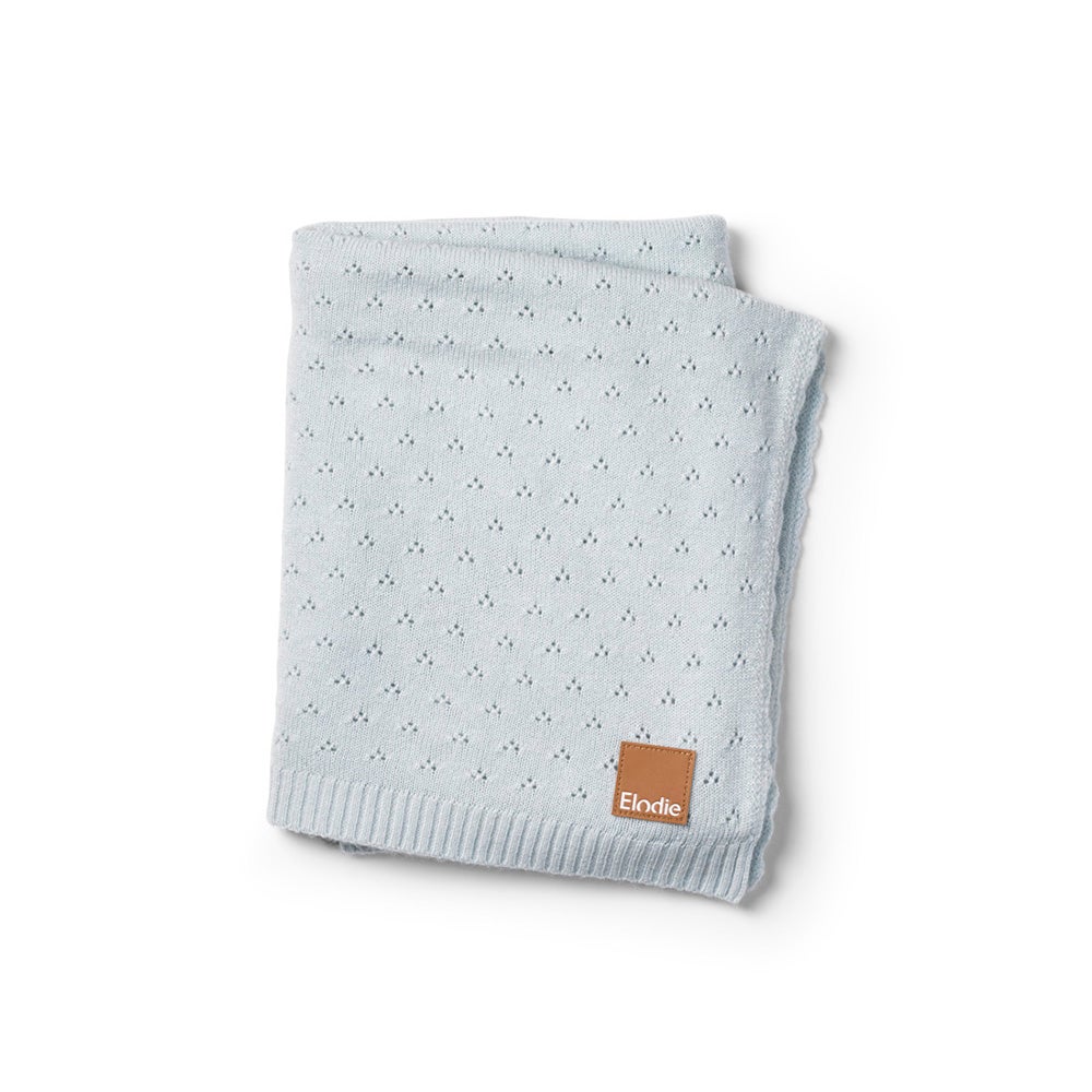 Elodie Details Pointelle teppe  Bermuda Blue