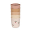Konges Sløjd 5 Pack Cup Cherry Mix-One Size