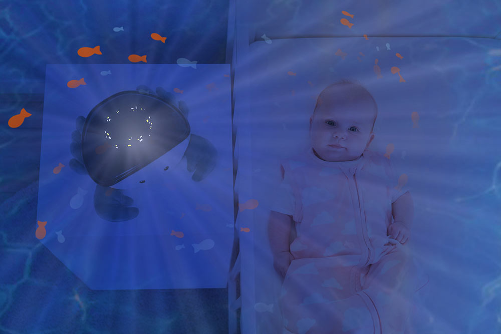 Zazu Cody Night Light Sea Projector