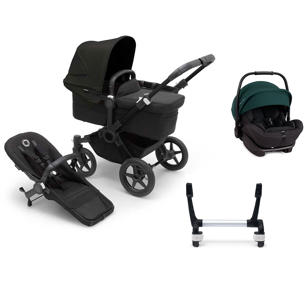 Bugaboo Donkey 5 og Nuna bæreseler
