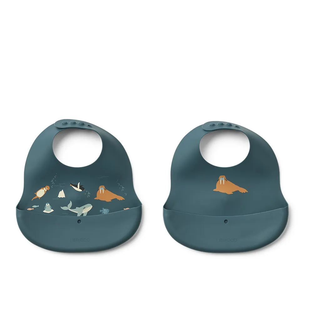  Liewood Ember Smekke 2-pack Arctic Sea / Ocean view