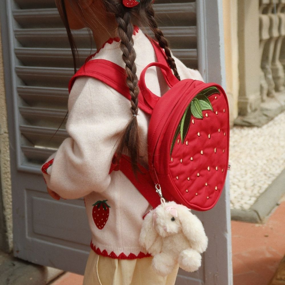 Konges Sløjd Animal Bag Charm Brown Bunny-One Size