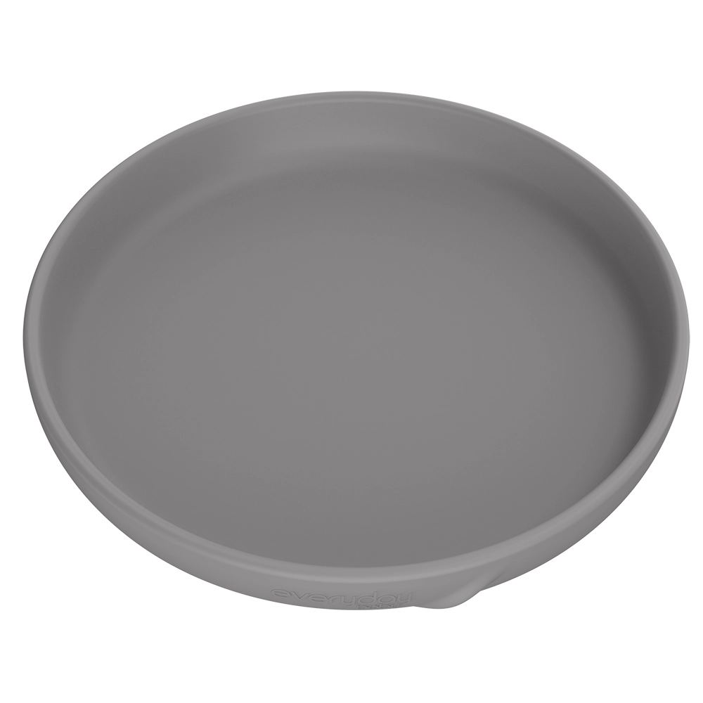 Everyday Baby silikontallerken Quiet Grey