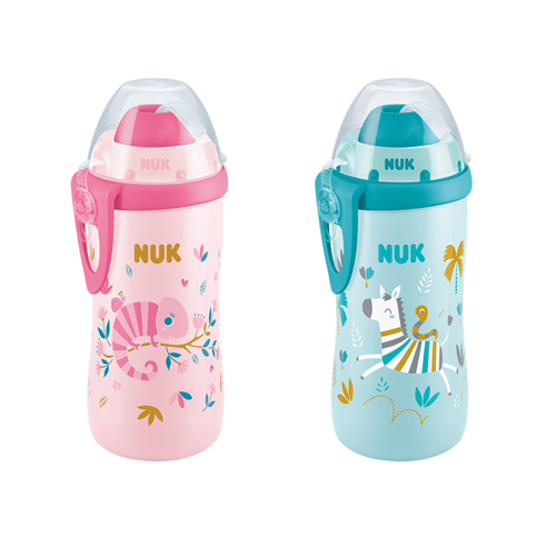 NUK Flexi Cup spillfri kameleon i blandede farger