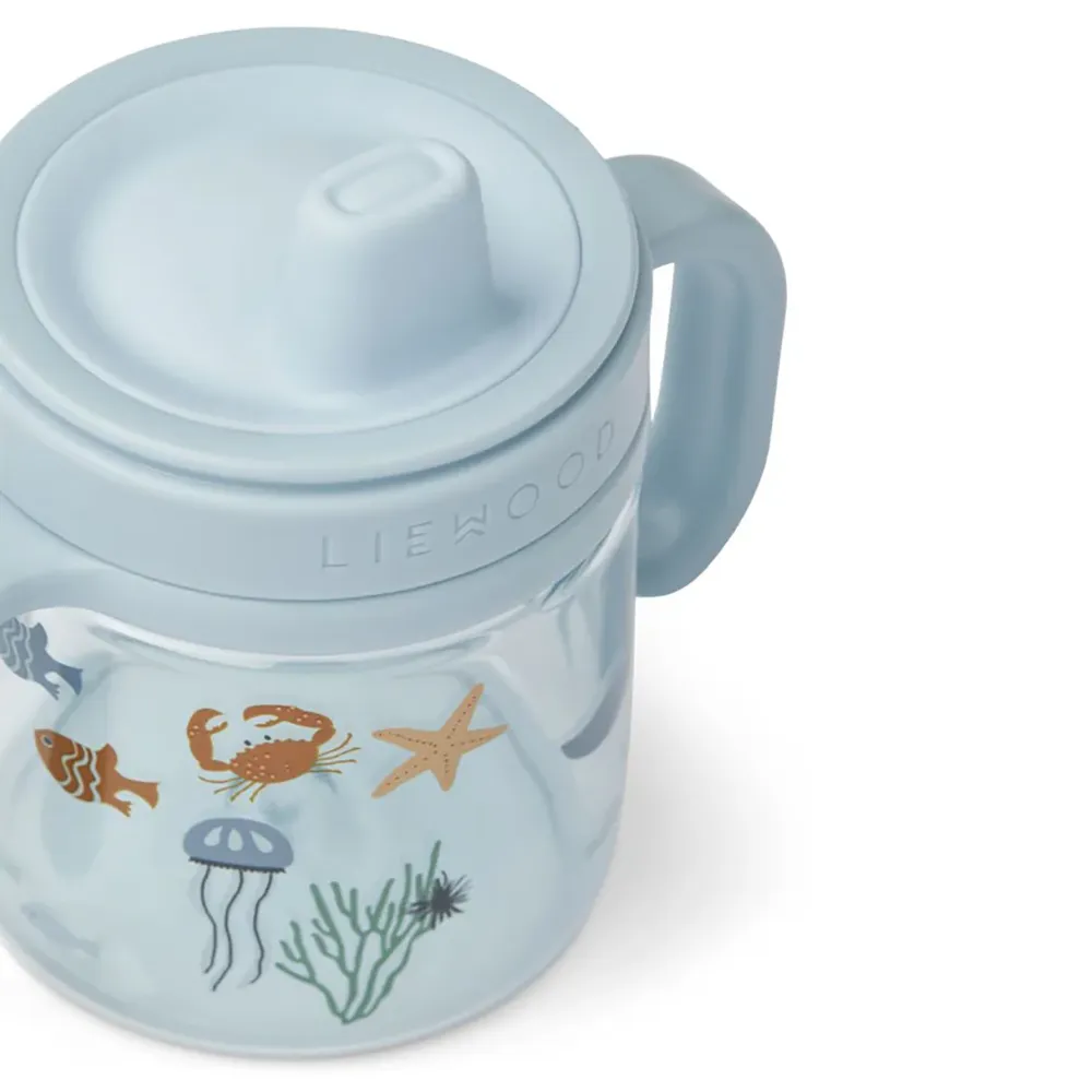 Liewood Kylo Tritan tutekopp 280ml Sea creature / Sandy