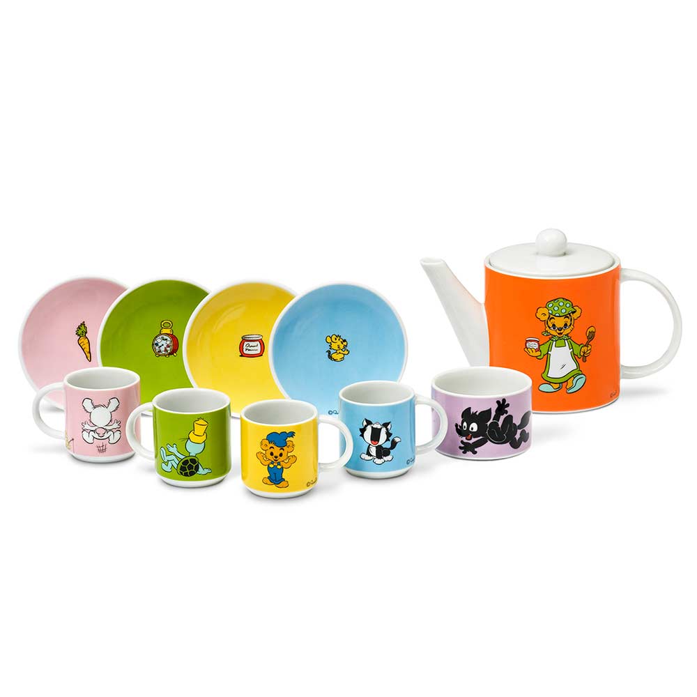 Bamse kaffesett porselen