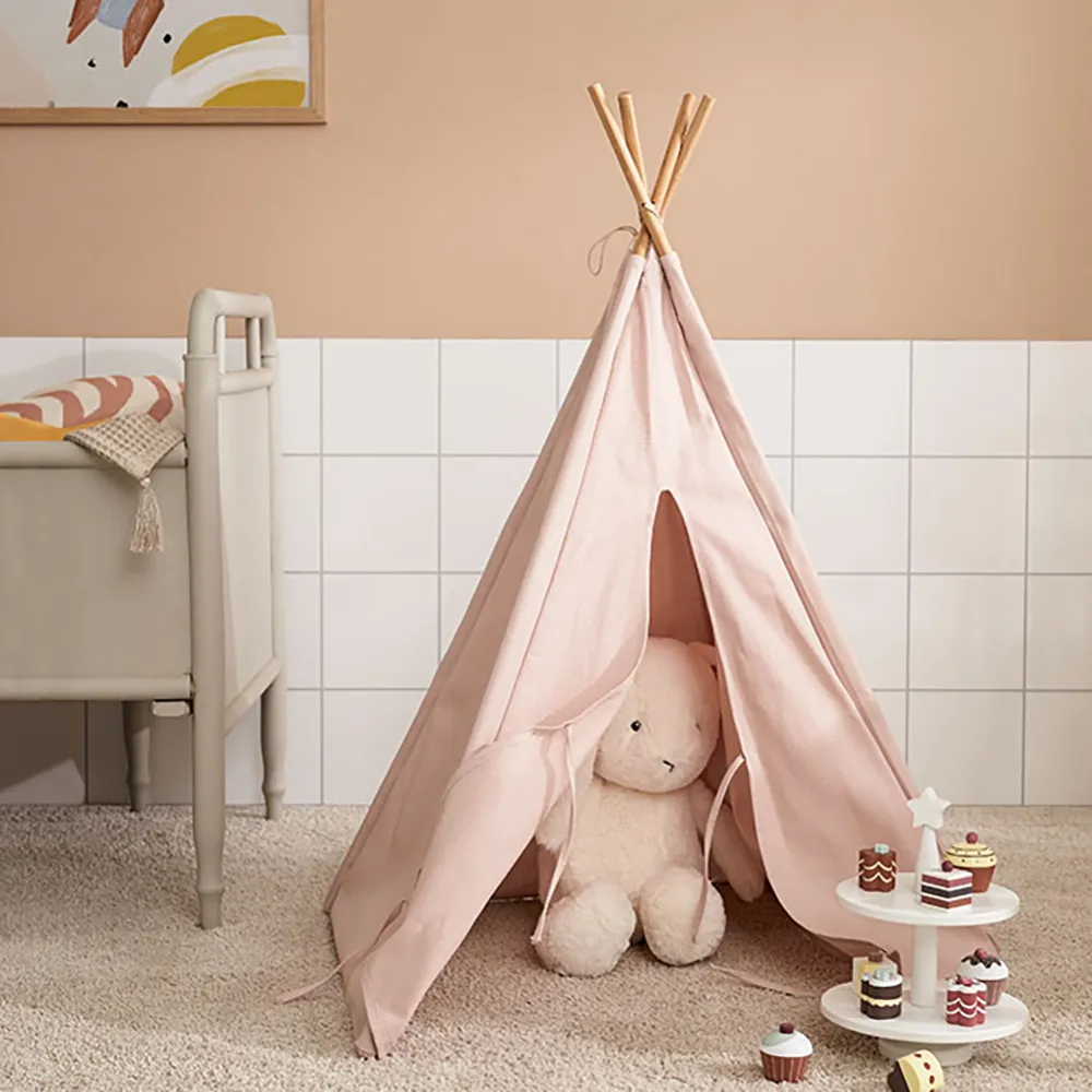 Kids Concept Tipi-telt mini lys rosa