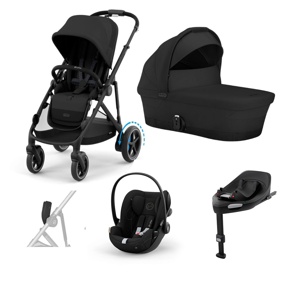 Cybex eGAZELLE S + Cybex Cloud G babybilstol pakke