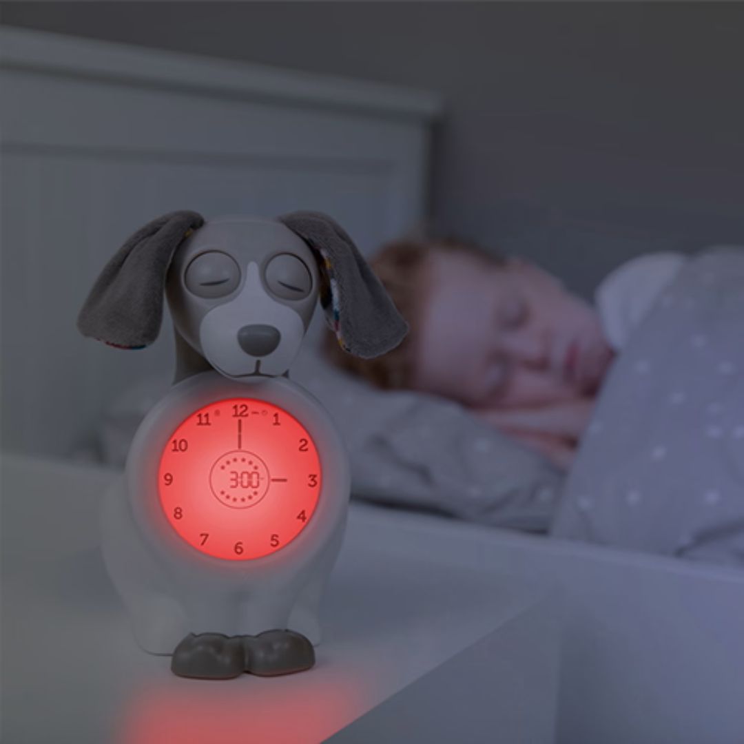 Zazu sleep trainer nattlys Davy the dog taupe