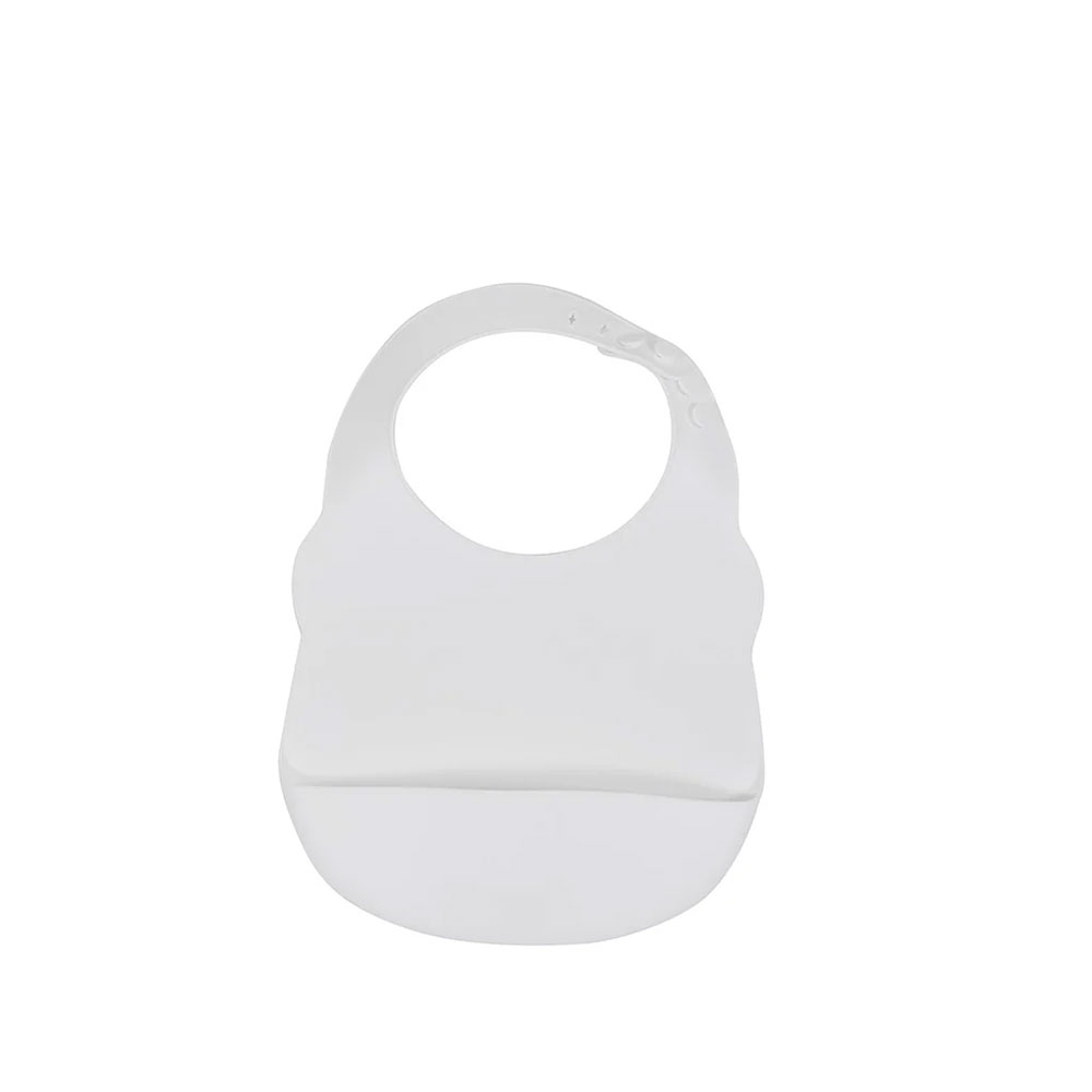 Fresh Kid Bib Silikon hvit