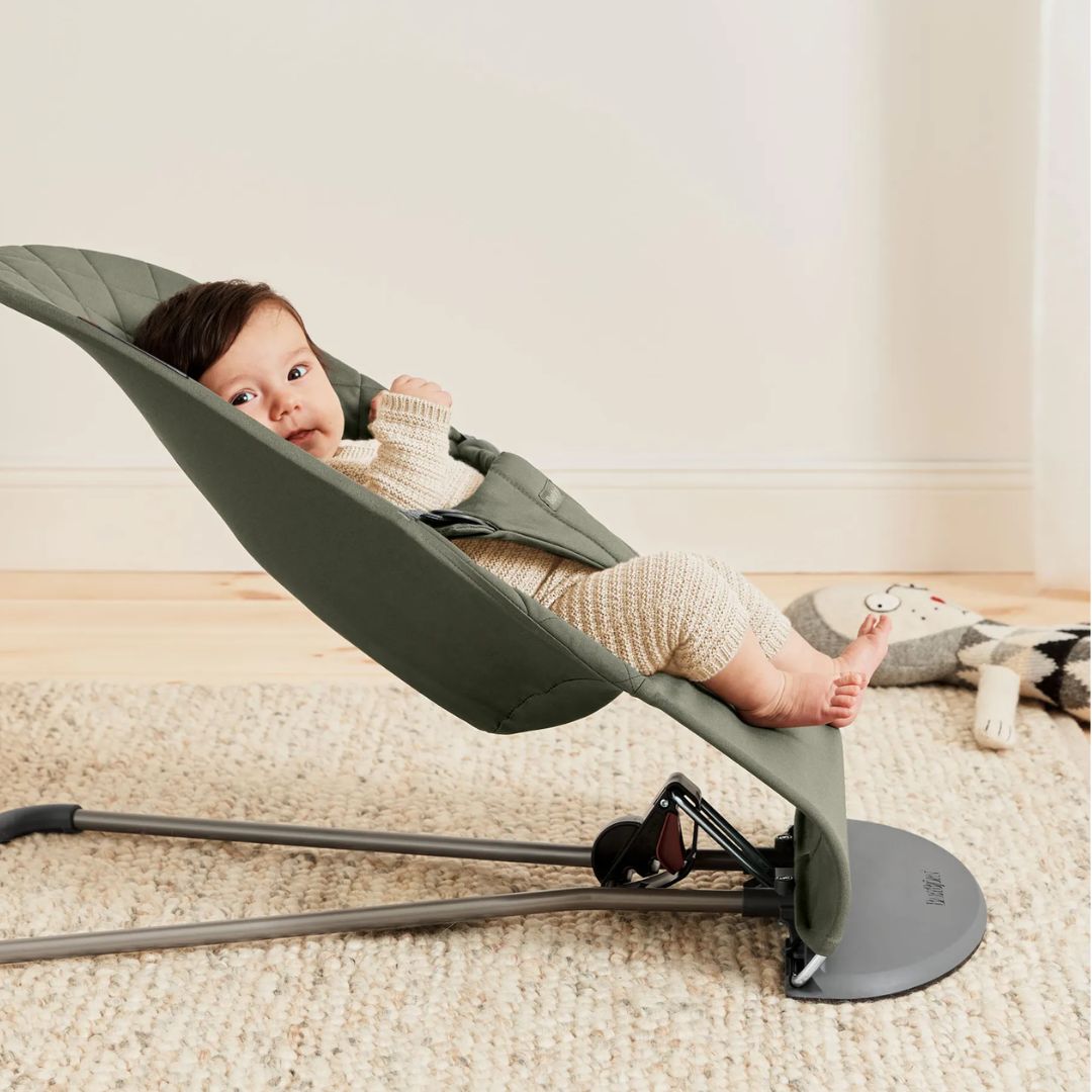 Babybjörn Babysitter Bliss Woven mørkegrønn