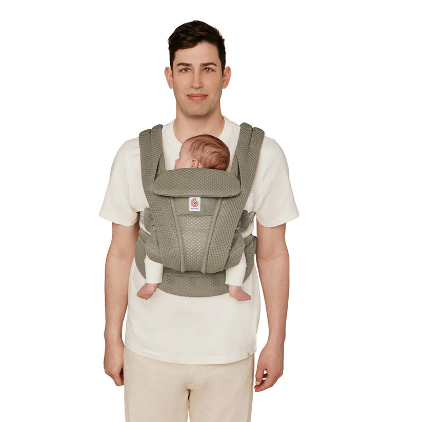 Ergobaby Omni Deluxe Mesh Bæresele - Soft Olive