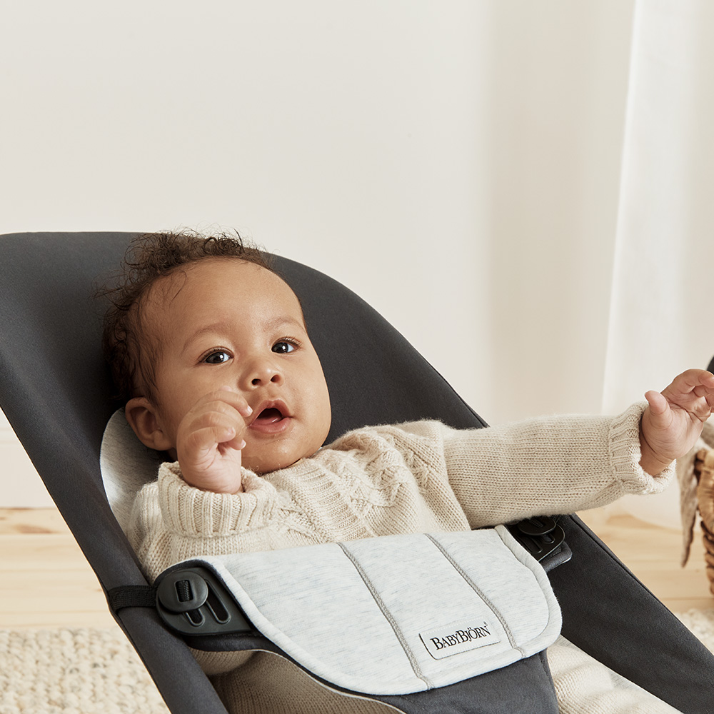 BabyBjörn Balance Soft Babysitter Woven/Jersey Dark Grey/Grey