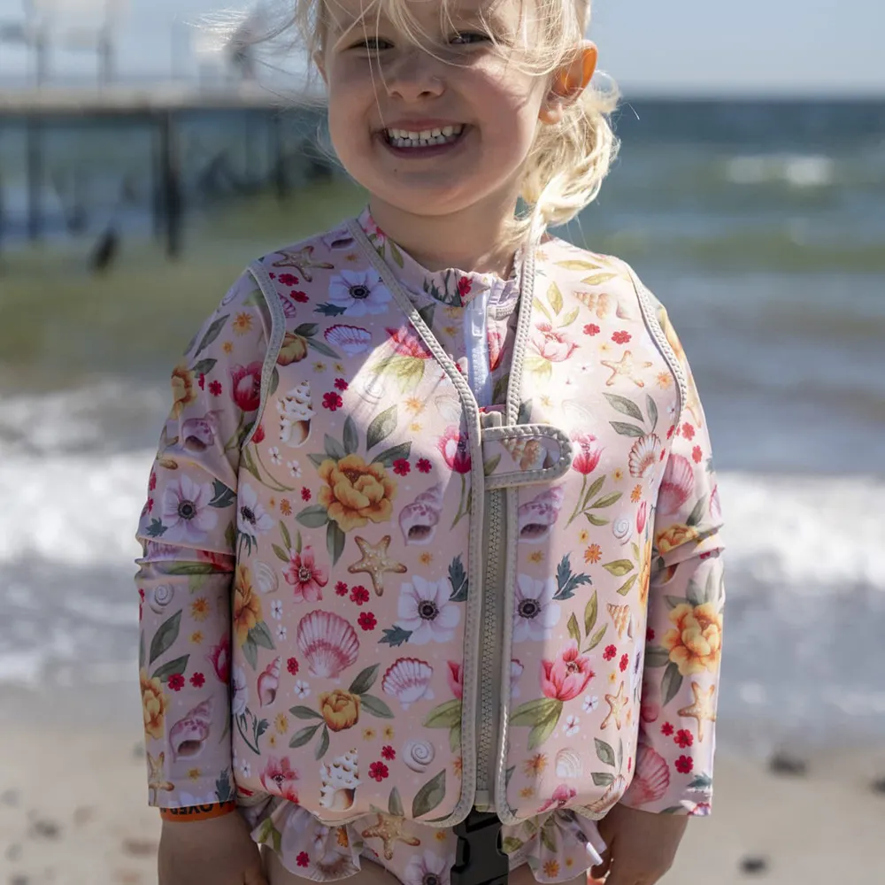 Filibabba Badevest 1-2 år - Ocean Blossom