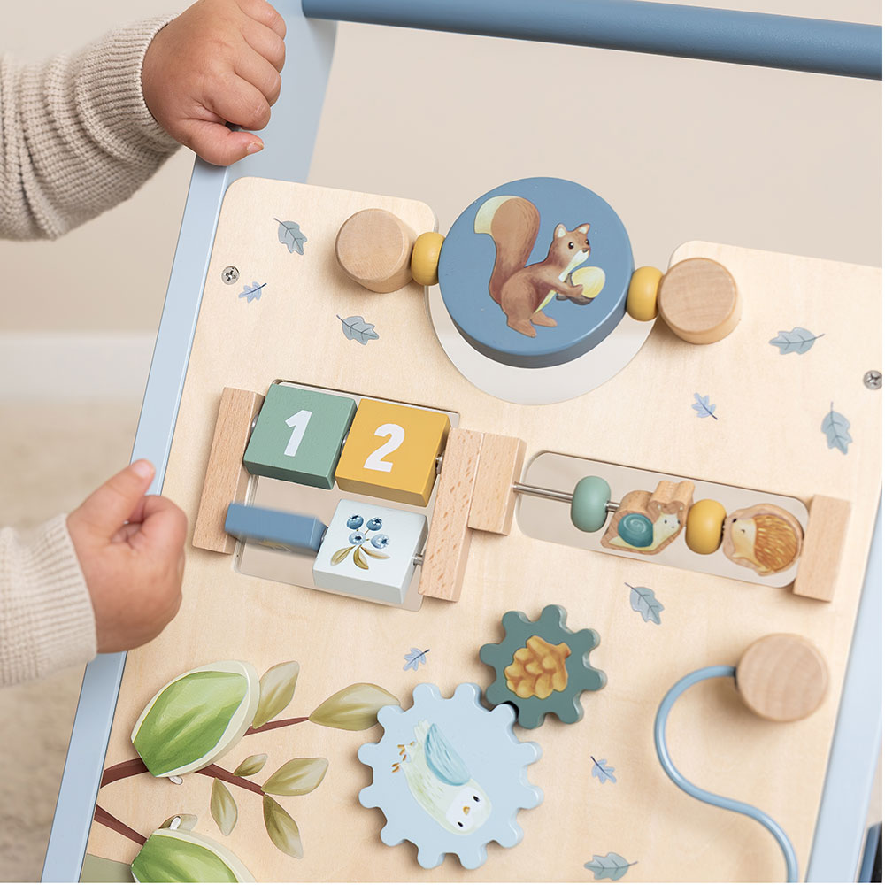 Little Dutch Aktivitets-Gåvogn Forest Friends