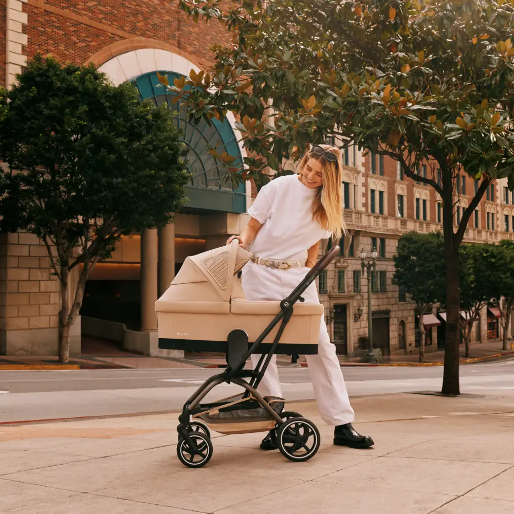  Cybex EEZY S TWIST Barnevogn + 2 TPE Mandelbeige