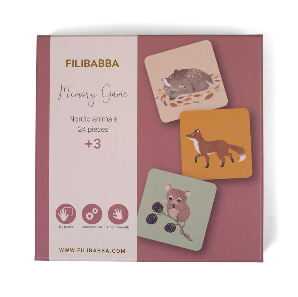  Filibabba Minnespill - Nordiske dyr