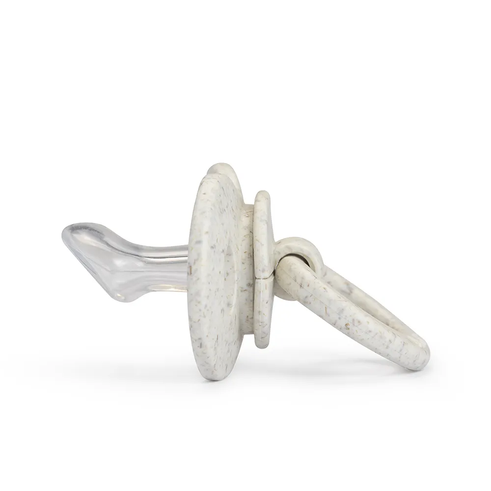 Elodie Bamboo smokk for nyfødte Vanilla White - Silikon