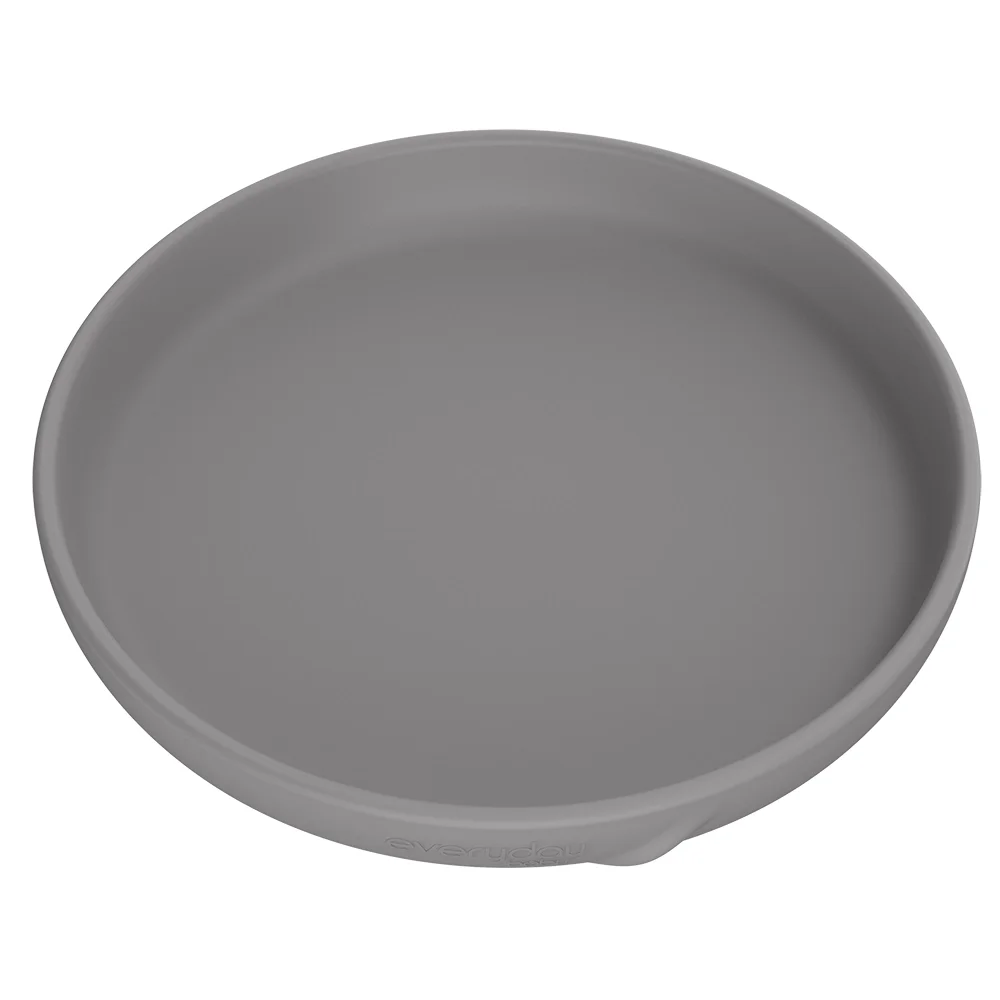 Everyday Baby silikontallerken Quiet Grey