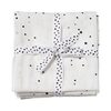 Done by Deer swaddle 2-pakning tepper Dreamy dots hvit