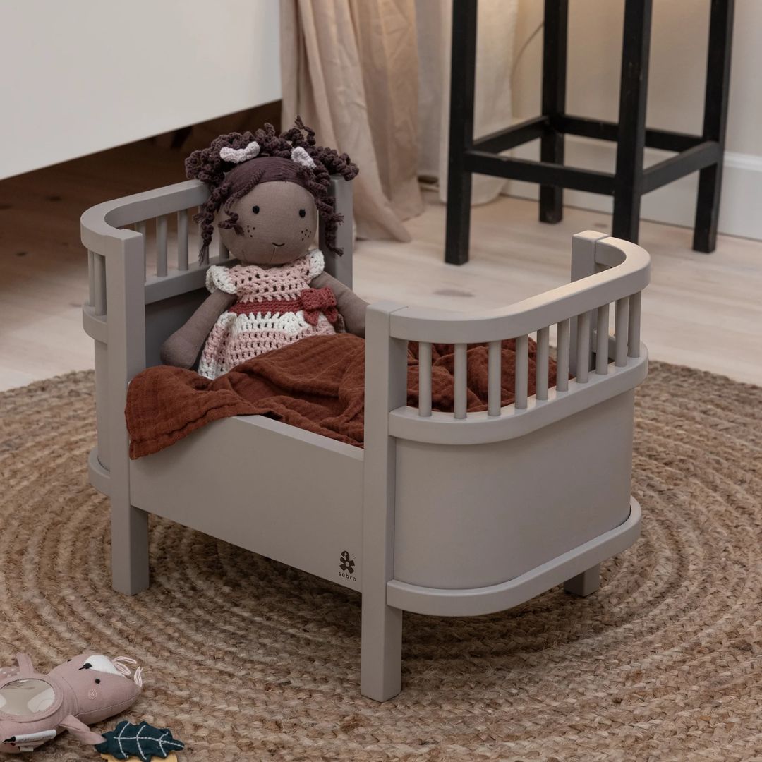 Sebra dukkeseng + madrass Jetty Beige